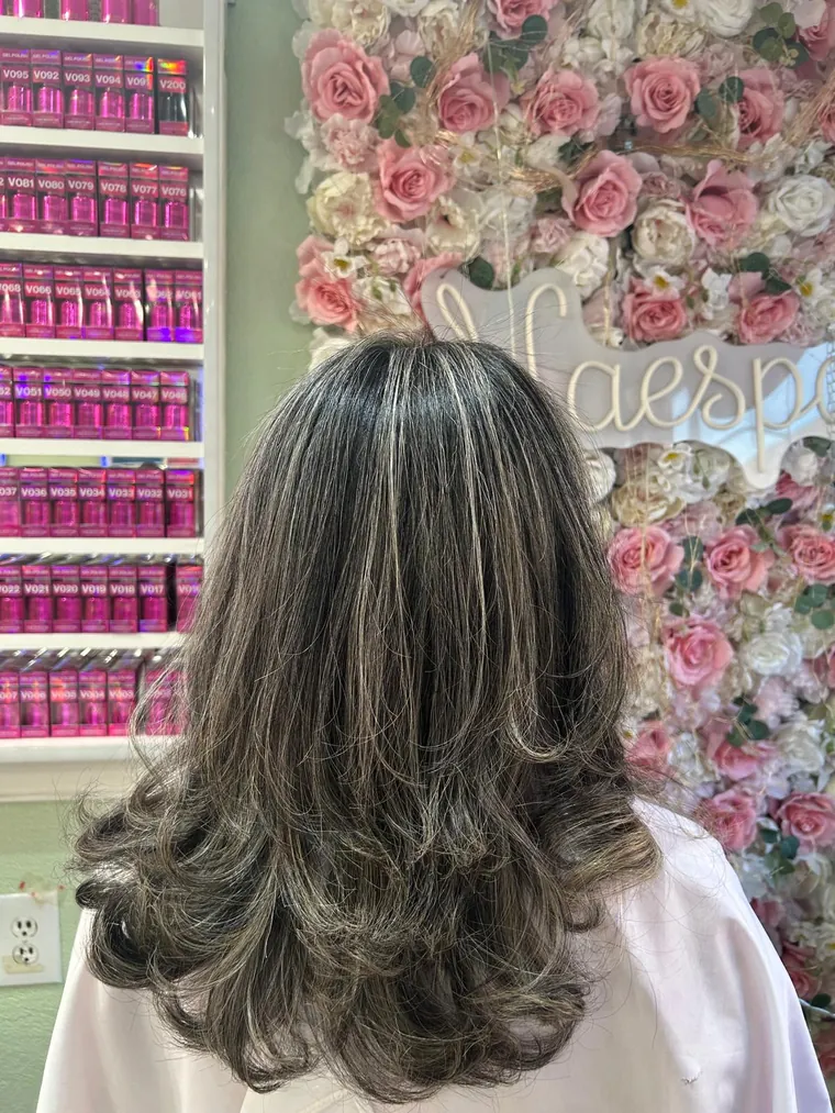 Up-do at Naespa Beauty in Astoria